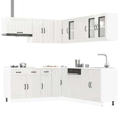 Set Mobili da Cucina 11 pz Lucca Bianchi Lucido in Truciolato | homemem39