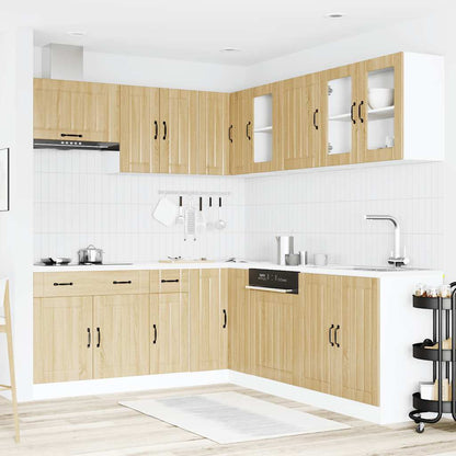 Set Mobili da Cucina 11 pz Lucca Rovere Sonoma in Truciolato | homemem39