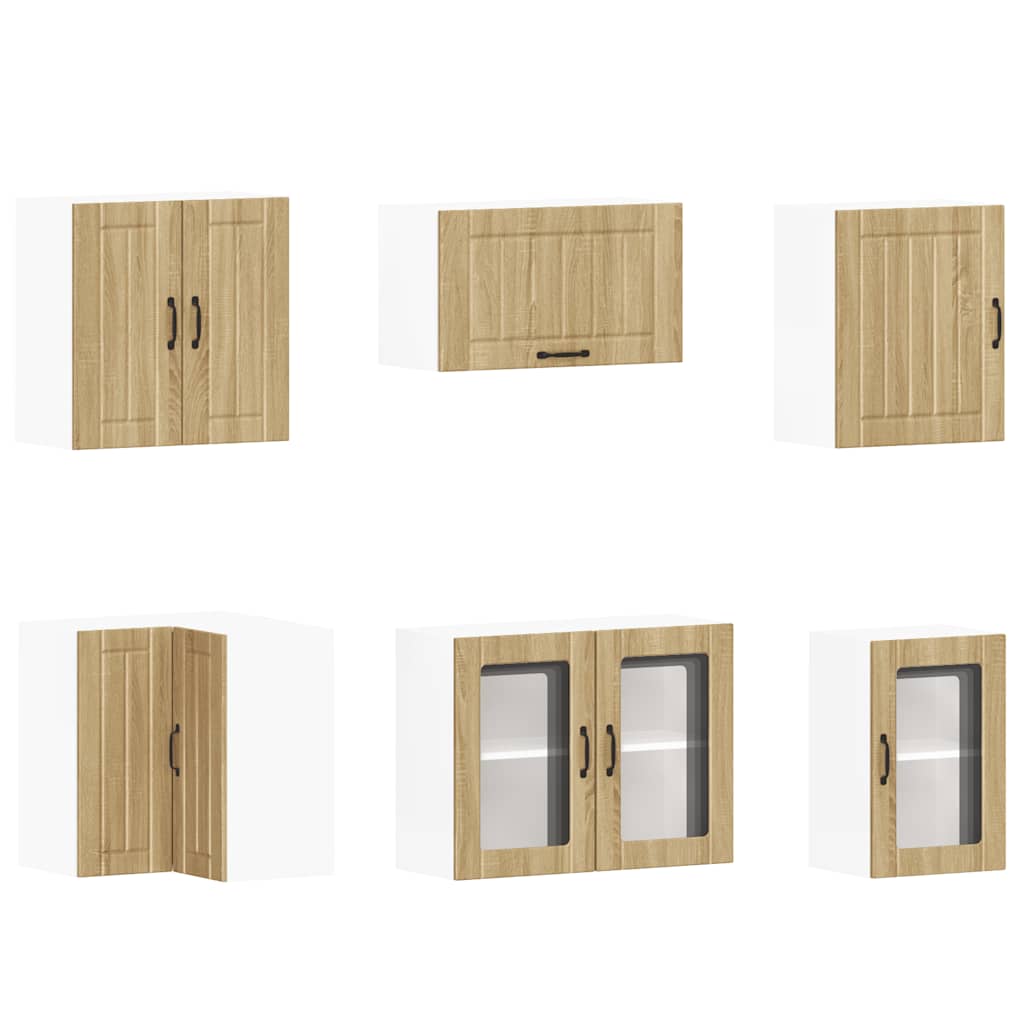 Set Mobili da Cucina 11 pz Lucca Rovere Sonoma in Truciolato | homemem39