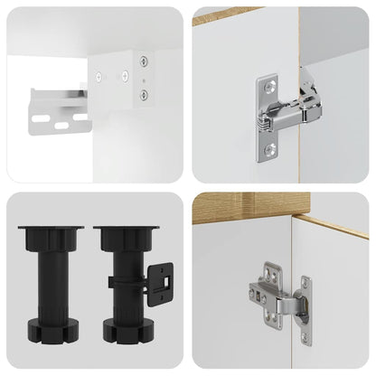 Set Mobili da Cucina 11 pz Lucca Rovere Sonoma in Truciolato | homemem39