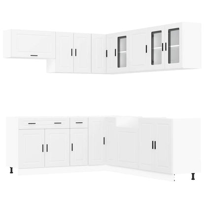 Set Mobili da Cucina 11 pz Porto Bianchi Legno Multistrato | homemem39