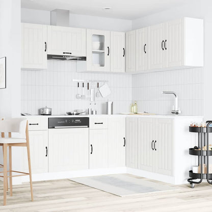 Set Mobili da Cucina 11 pz Kalmar Bianchi Legno Multistrato | homemem39