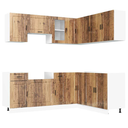 Set Mobili da Cucina 11 pz Porto Legno Antico in Truciolato | homemem39