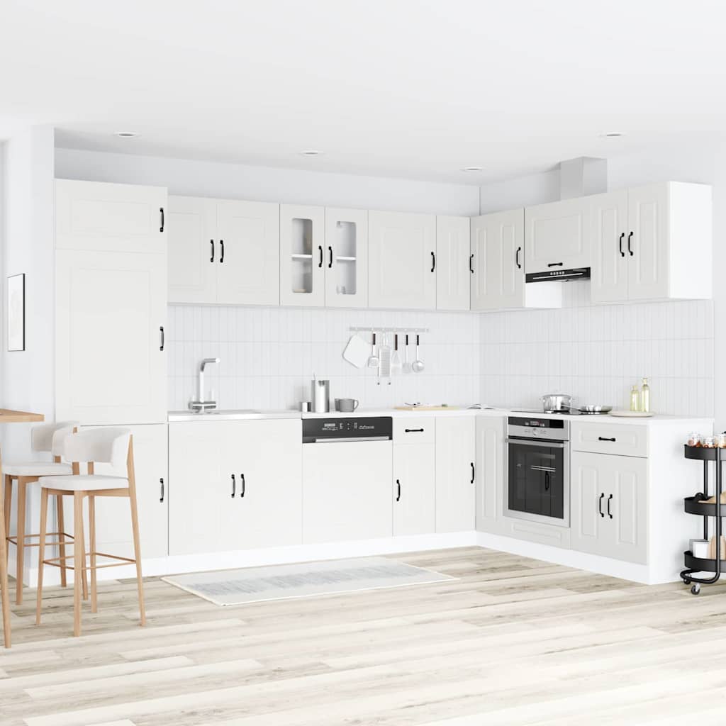 Mobile da cucina con porta Kalmar Bianco 80 x 46 x 81,5 cm | homemem39