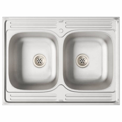 Mobile da cucina Kalmar Bianco Lucido 80 x 46 x 81,5 cm | homemem39