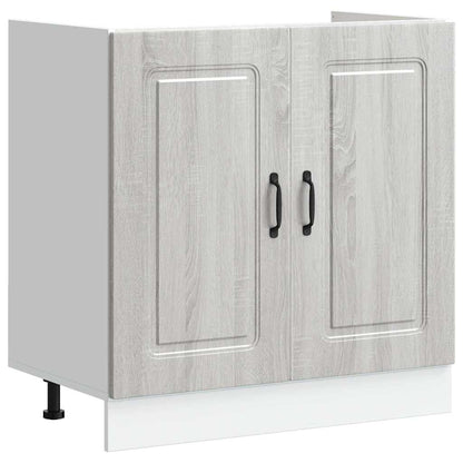 Mobile da cucina Kalmar Grigio Sonoma 80 x 46 x 81,5 cm | homemem39