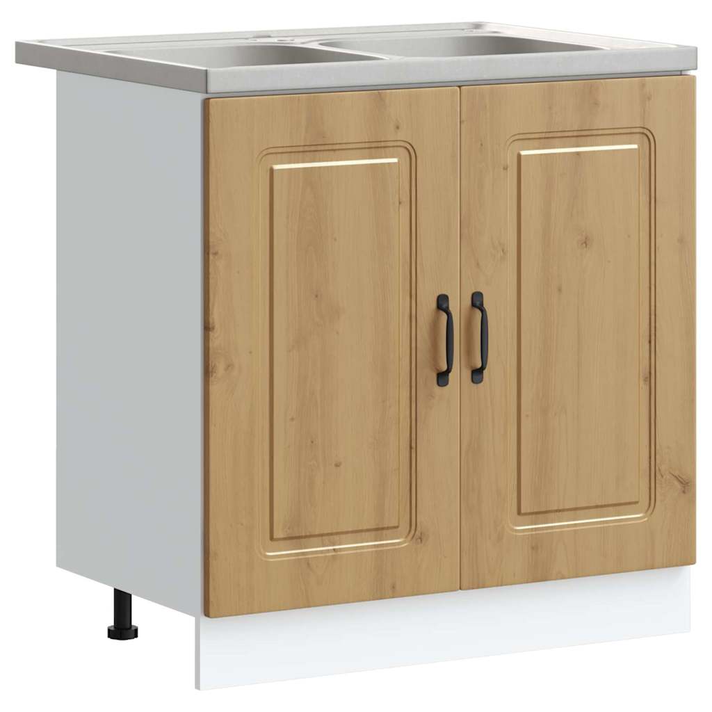 Mobile da cucina Kalmar Rovere artigianale 80 x 46 x 81,5 cm | homemem39