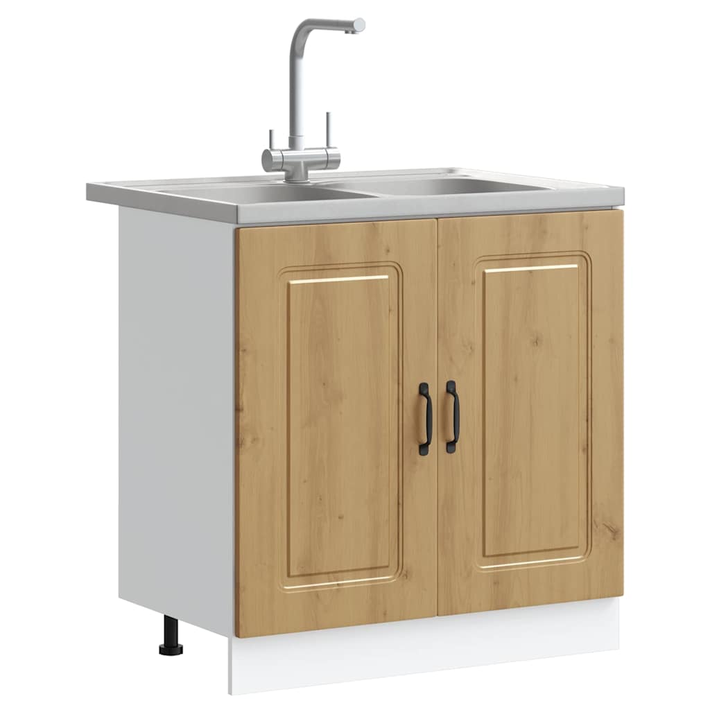 Mobile da cucina Kalmar Rovere artigianale 80 x 46 x 81,5 cm | homemem39