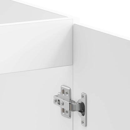 Mobiletto per lavabo Lucca 2 pcs Bianco Legno multistrato | homemem39