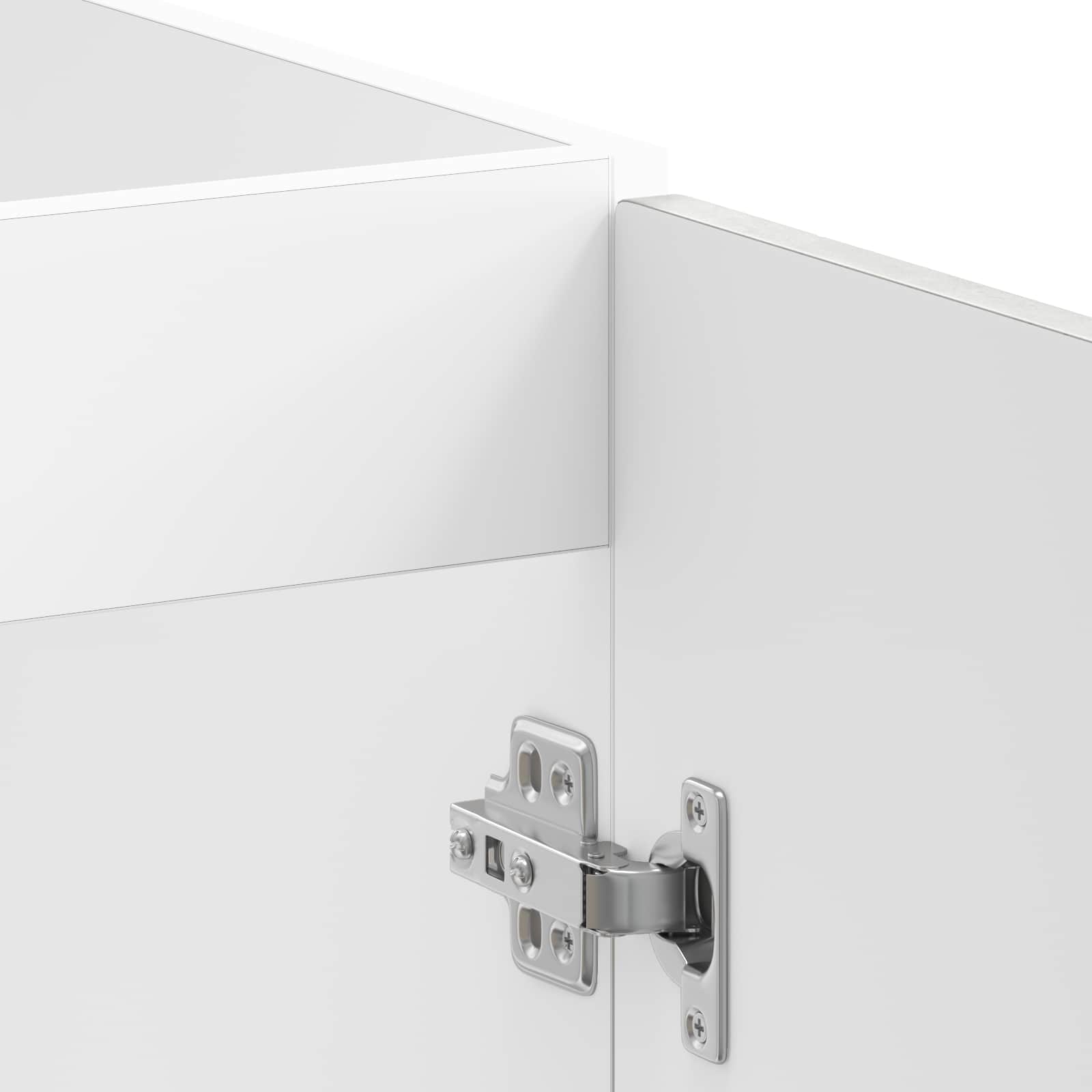 Mobiletto per lavabo con porta Lucca 2 pcs Grigio cemento | homemem39