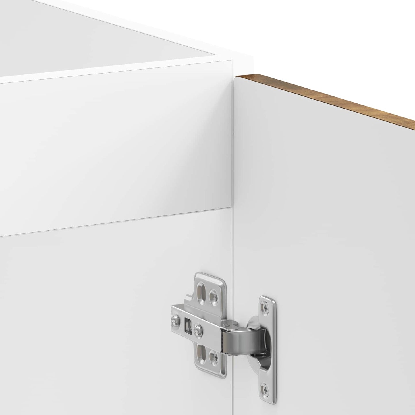 Mobiletto per lavabo Lucca 2 pcs Rovere fumé Legno multistrato | homemem39