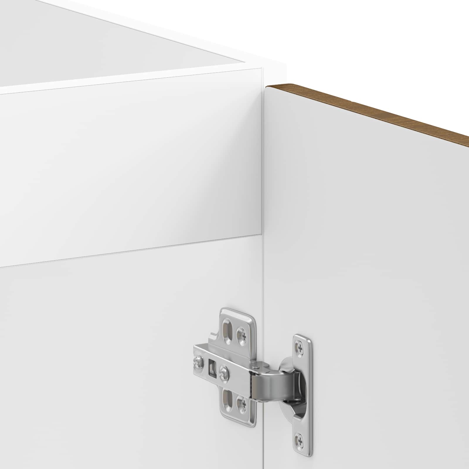 Mobiletto per lavabo con porta Lucca 2 pcs Rovere Marrone | homemem39