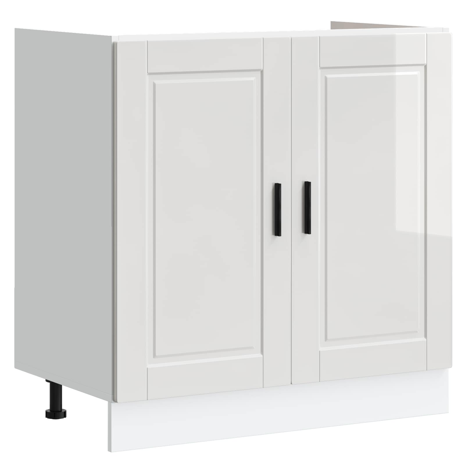 Mobiletto per lavabo Porto 2 pz Bianco 80 x 46 x 81,5 cm | homemem39