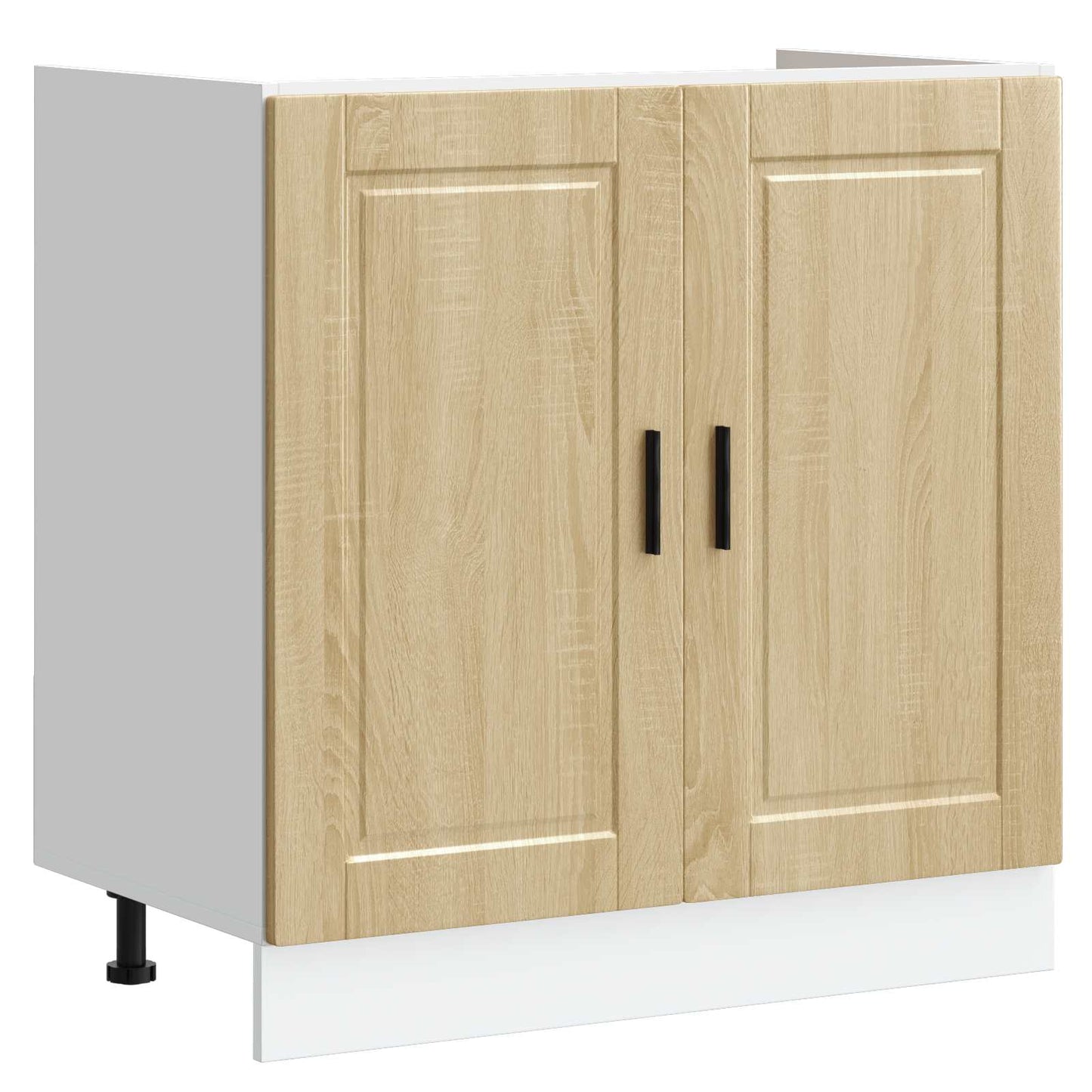 Mobiletto per lavabo Porto 2 pcs Marrone Legno multistrato | homemem39