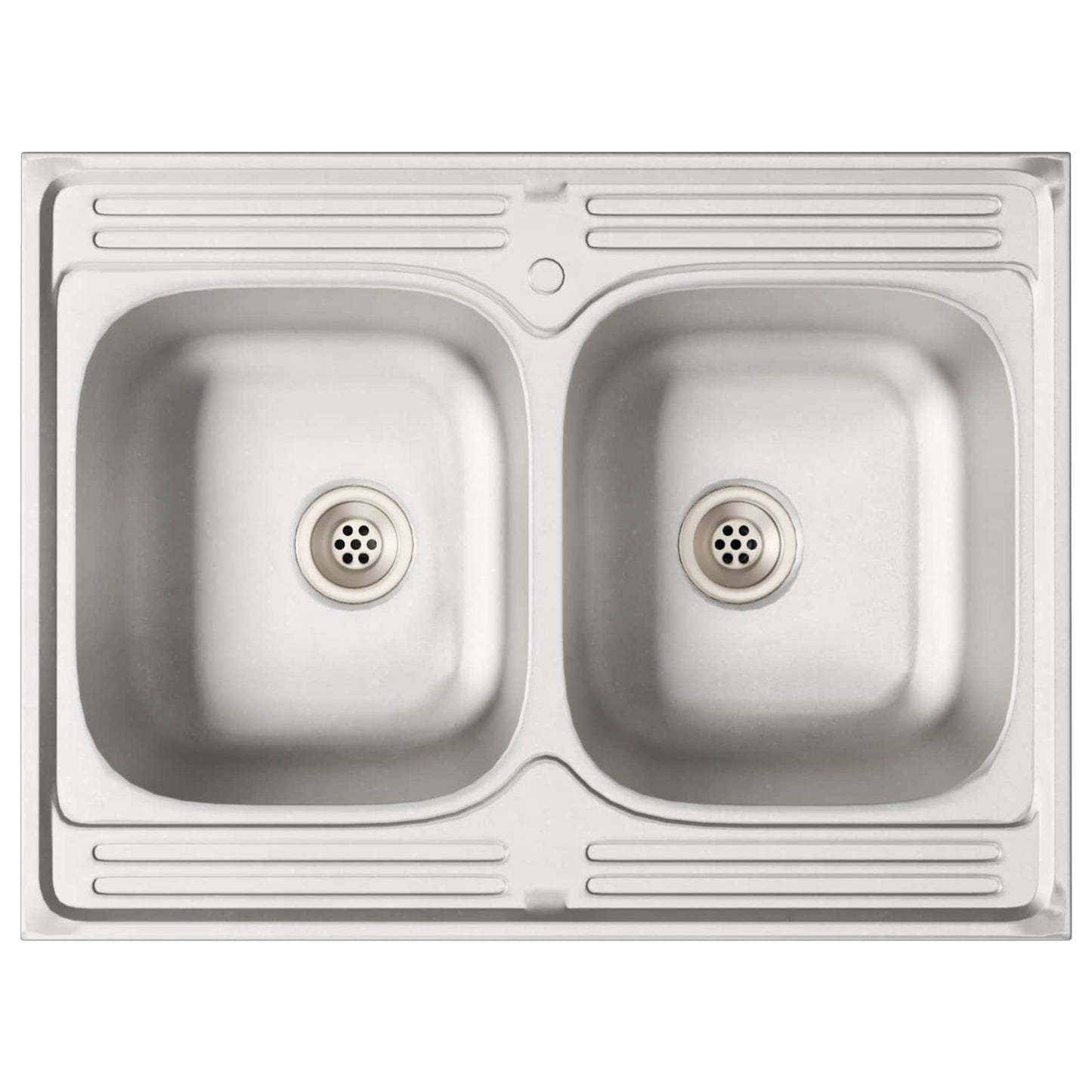 Mobiletto per lavabo Porto 2 pcs Marrone Legno multistrato