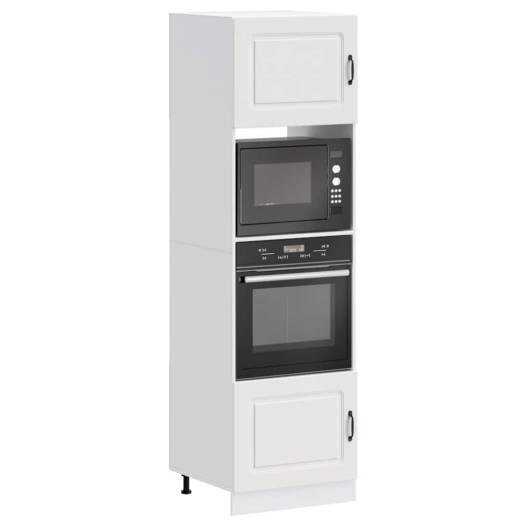 Armadi Forno 2 pz Kalmar Bianchi in Legno Multistrato | homemem39
