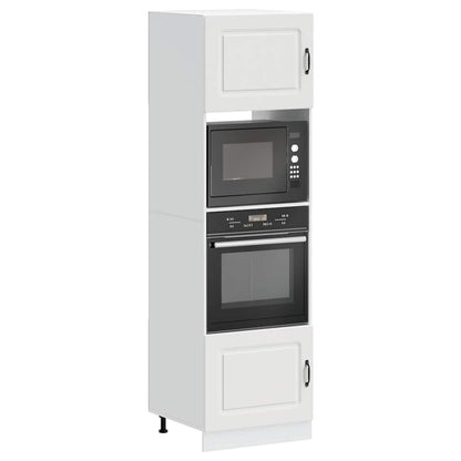 Armadi Forno 2 pz Kalmar Bianchi in Legno Multistrato | homemem39