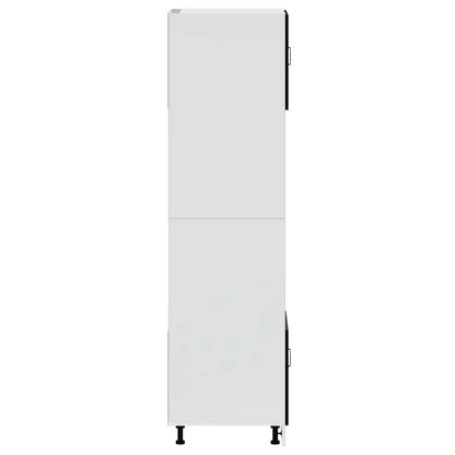 Armadi Forno 2 pz Lucca Neri in Legno Multistrato - homemem39