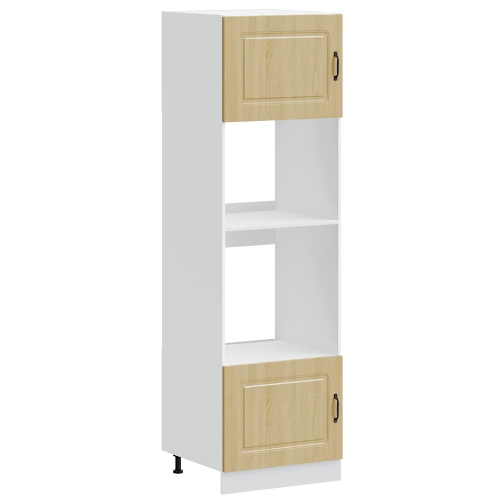 Armadi Forno 2 pz Lucca Rovere Sonoma in Legno Multistrato - homemem39