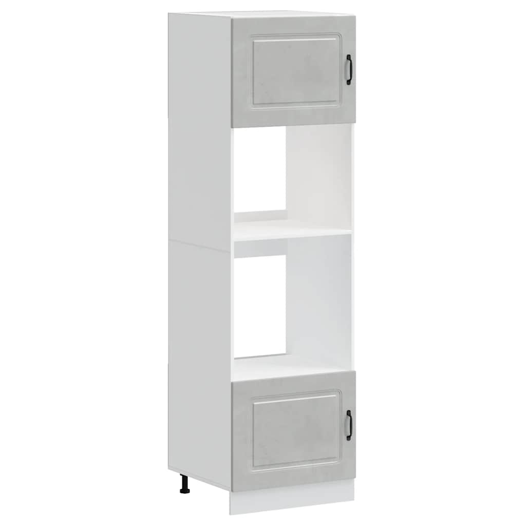 Armadi Forno 2 pz Kalmar Grigio Cemento in Legno Multistrato | homemem39
