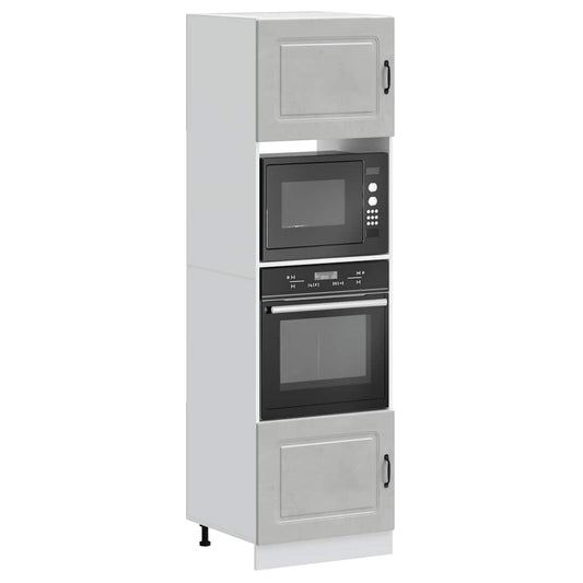 Armadi Forno 2 pz Kalmar Grigio Cemento in Legno Multistrato | homemem39
