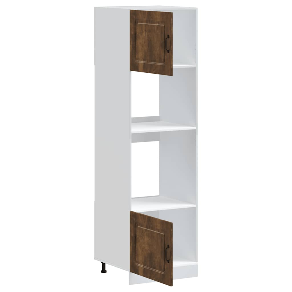 Armadi Forno 2 pz Kalmar Rovere Fumo in Legno Multistrato | homemem39