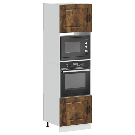 Armadi Forno 2 pz Lucca Rovere Fumo in Legno Multistrato - homemem39