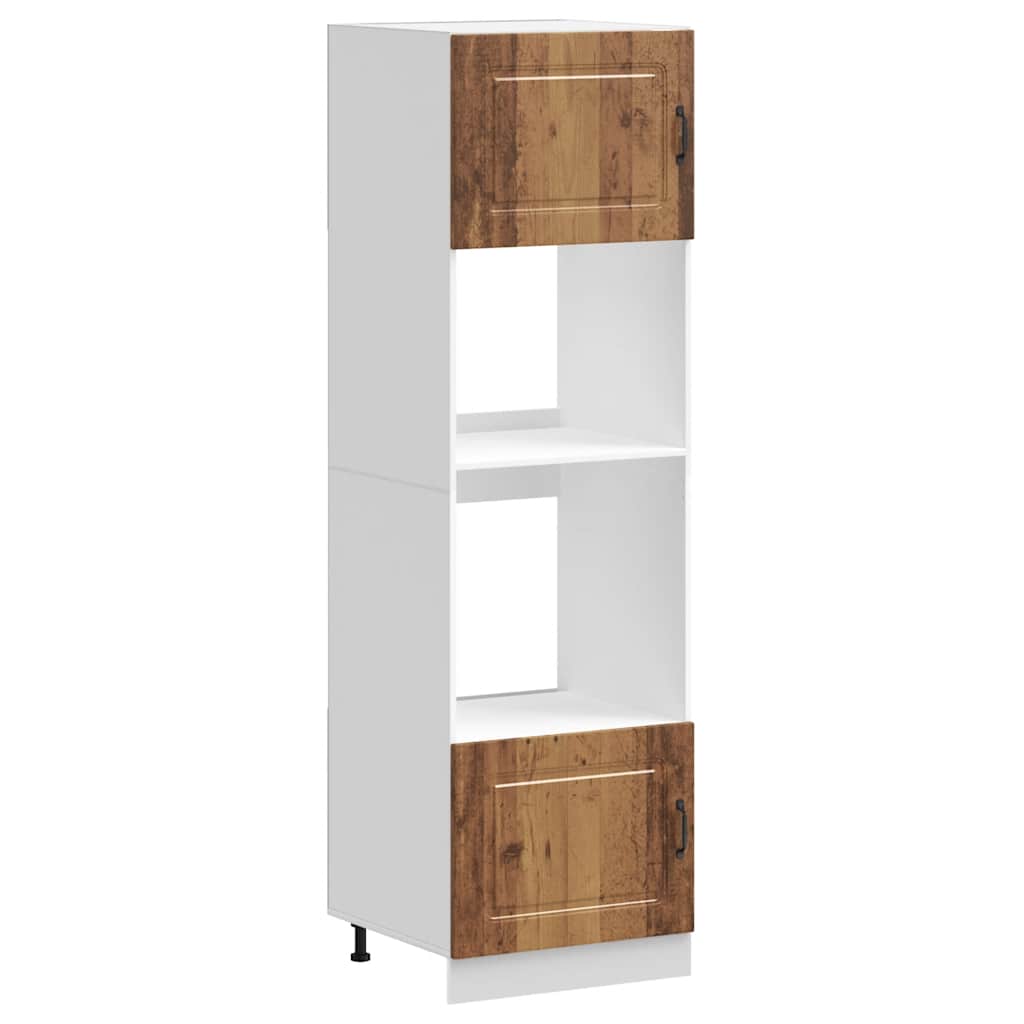 Armadi Forno 2 pz Lucca Legno Antico in Legno Multistrato - homemem39