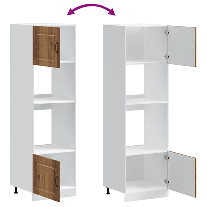 Armadi Forno 2 pz Lucca Legno Antico in Legno Multistrato - homemem39