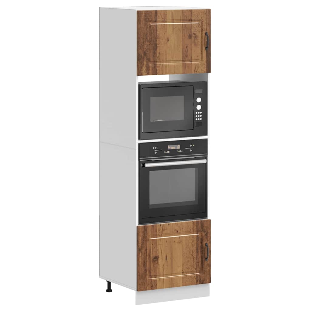 Armadi Forno 2 pz Kalmar Legno Antico in Legno Multistrato | homemem39