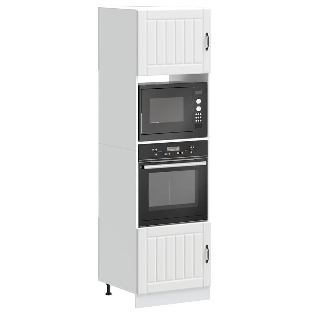 Armadi Forno 2 pz Lucca Bianchi in Legno Multistrato | homemem39