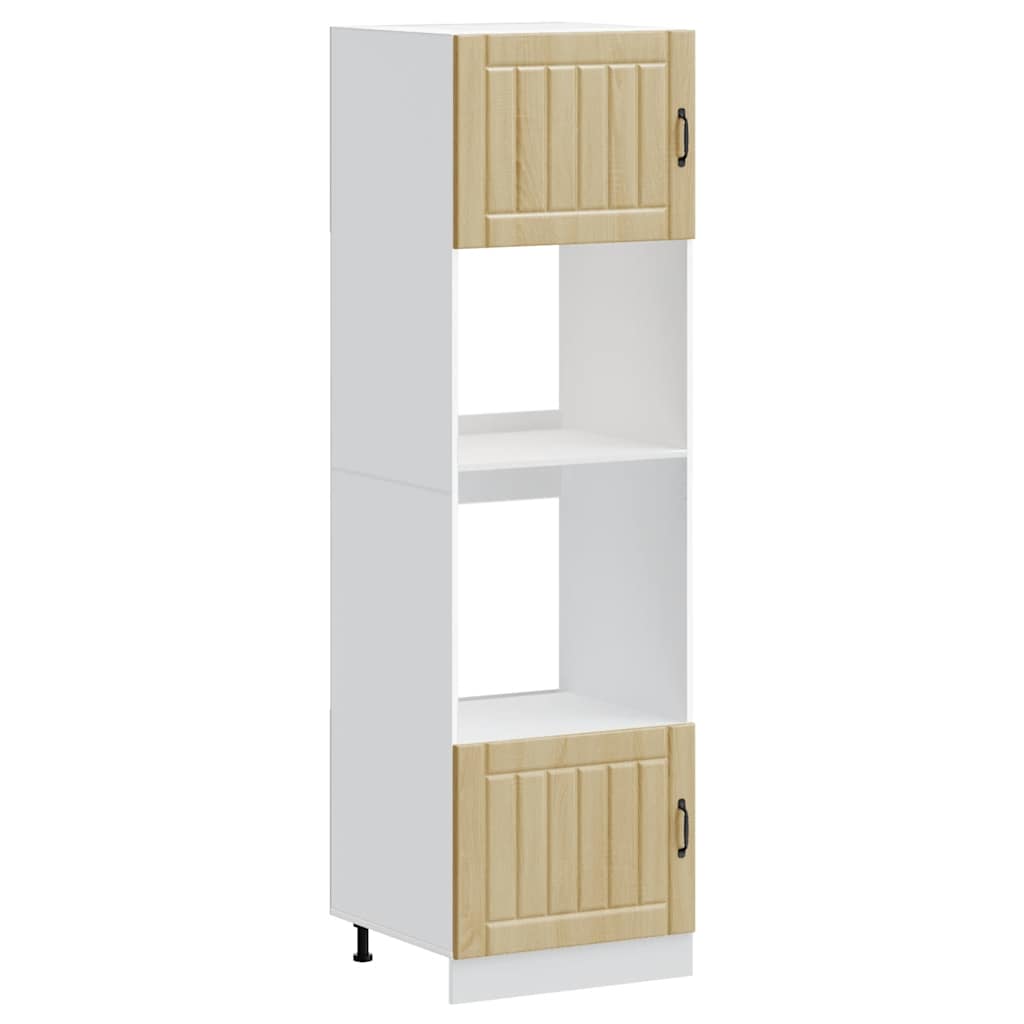 Armadi Forno 2 pz Kalmar Rovere Sonoma in Legno Multistrato - homemem39