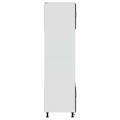 Armadi Forno 2 pz Lucca Rovere Fumo in Legno Multistrato | homemem39