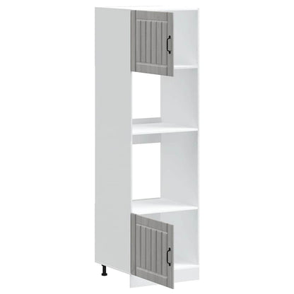 Armadi Forno 2 pz Kalmar Grigio Sonoma in Legno Multistrato | homemem39
