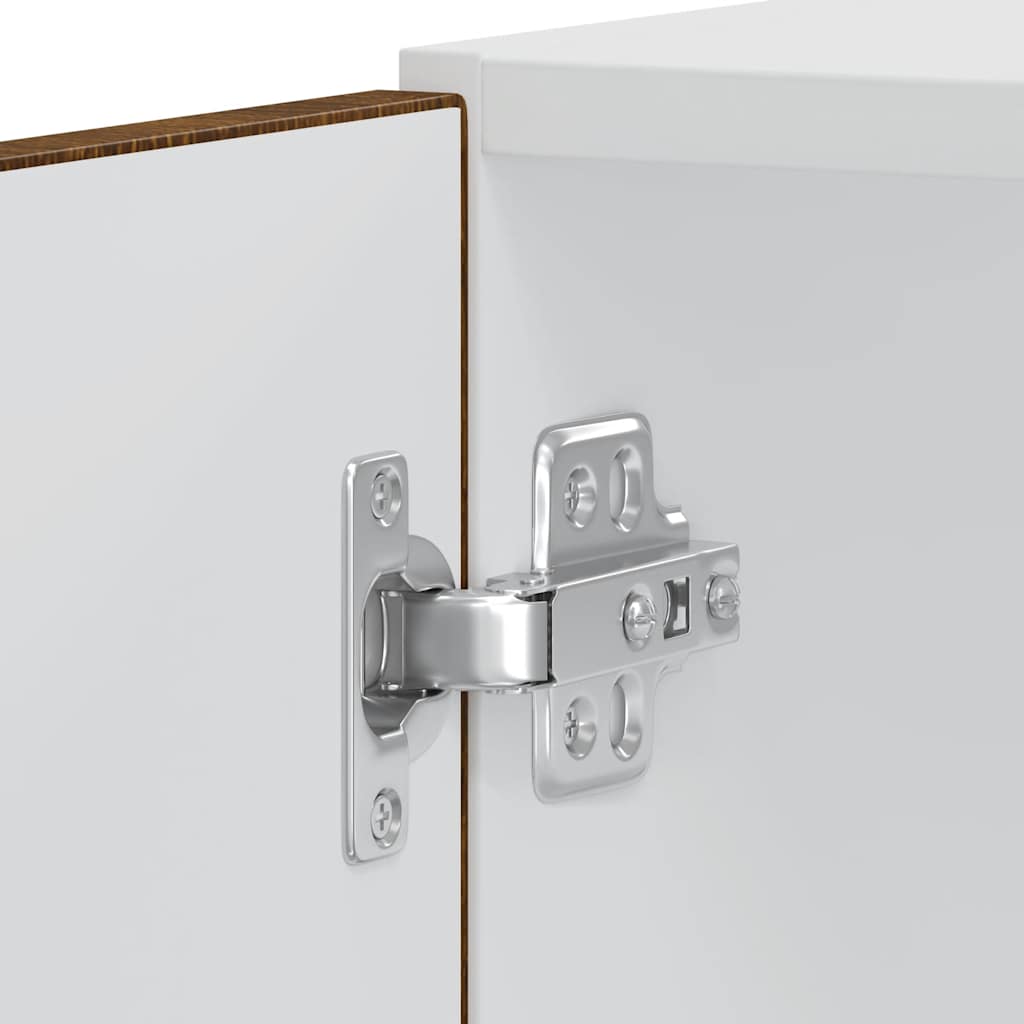 Armadi Forno 2 pz Lucca Rovere Marrone in Legno Multistrato