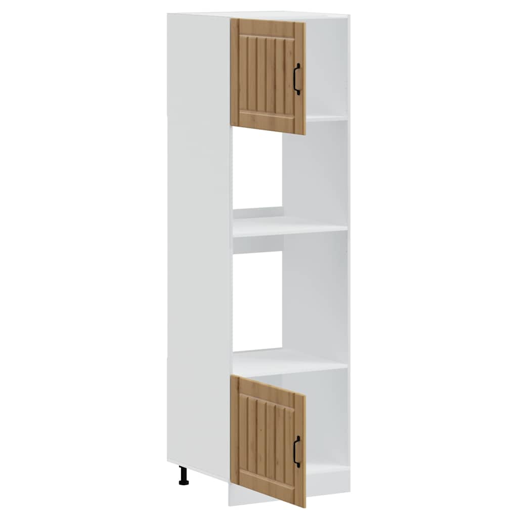 Armadi Forno 2pz Kalmar Rovere Artigianale in Legno Multistrato - homemem39