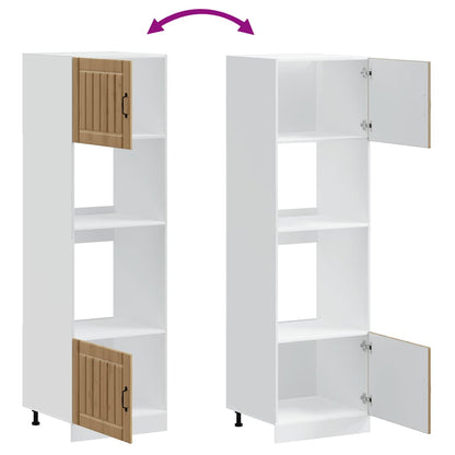 Armadi Forno 2pz Kalmar Rovere Artigianale in Legno Multistrato - homemem39