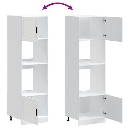 Armadi Forno 2 pz Porto Bianchi in Legno Multistrato - homemem39