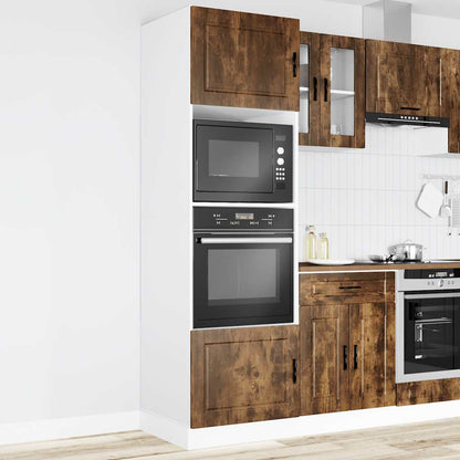Armadi Forno 2 pz Porto Rovere Fumo in Legno Multistrato | homemem39