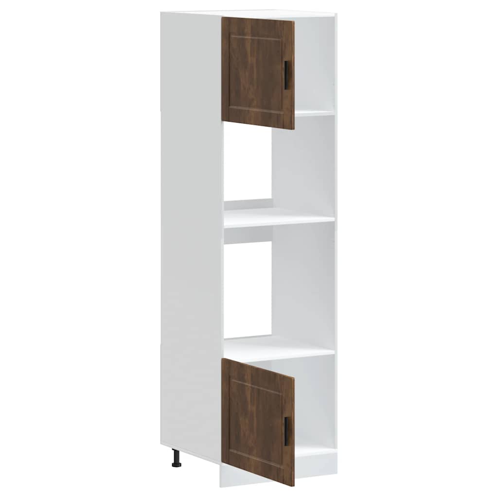 Armadi Forno 2 pz Porto Rovere Fumo in Legno Multistrato - homemem39