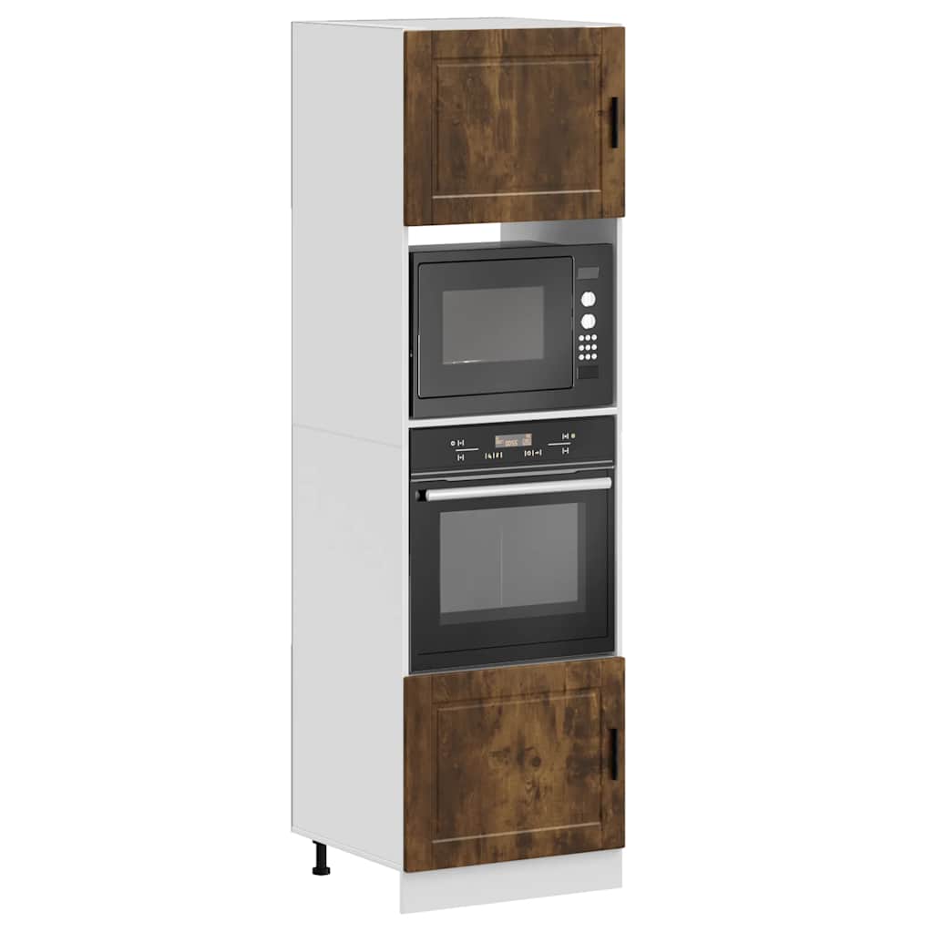 Armadi Forno 2 pz Porto Rovere Fumo in Legno Multistrato | homemem39