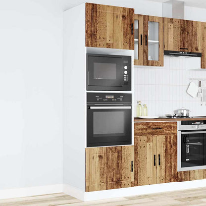Armadi Forno 2 pz Porto Legno Antico in Legno Multistrato