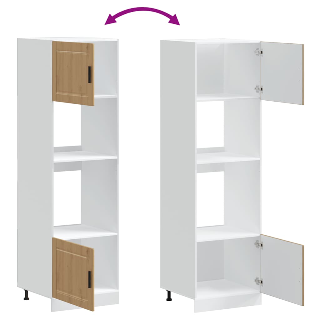 Armadi Forno 2 pz Porto Rovere Artigianale in Legno Multistrato - homemem39