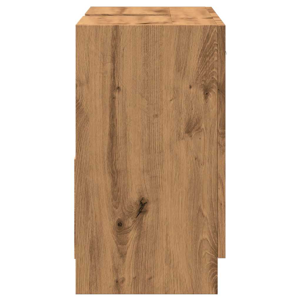 Mobile Lavabo Rovere Artigianale 63x30x54 cm in Truciolato