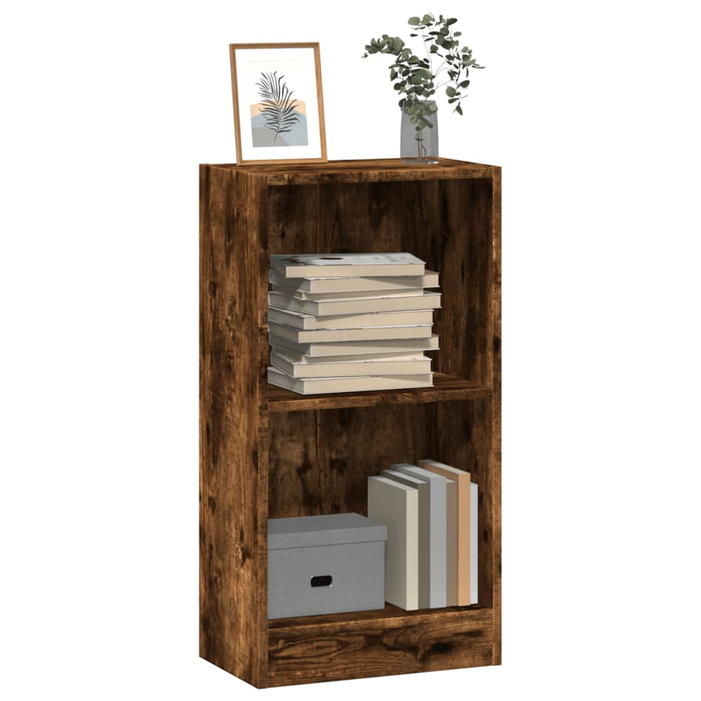 Libreria Rovere Fumo 40x24x76 cm in Truciolato