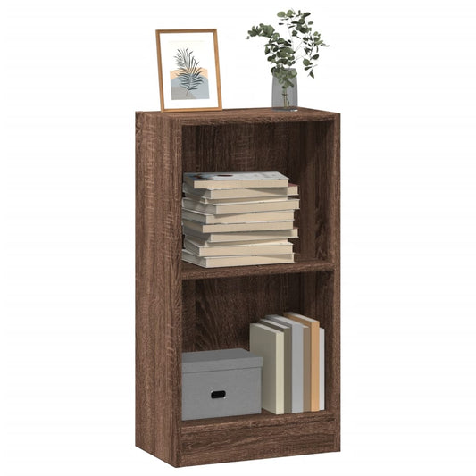 Libreria Rovere Marrone 40x24x76 cm in Legno Multistrato