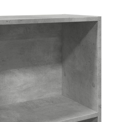 Libreria Grigio Cemento 40x24x109 cm in Truciolato