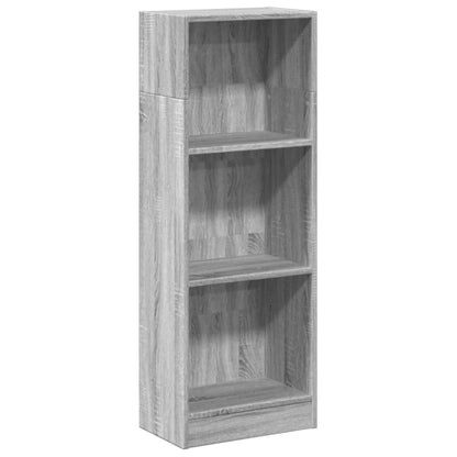 Libreria Grigio Sonoma 40x24x109 cm in Truciolato