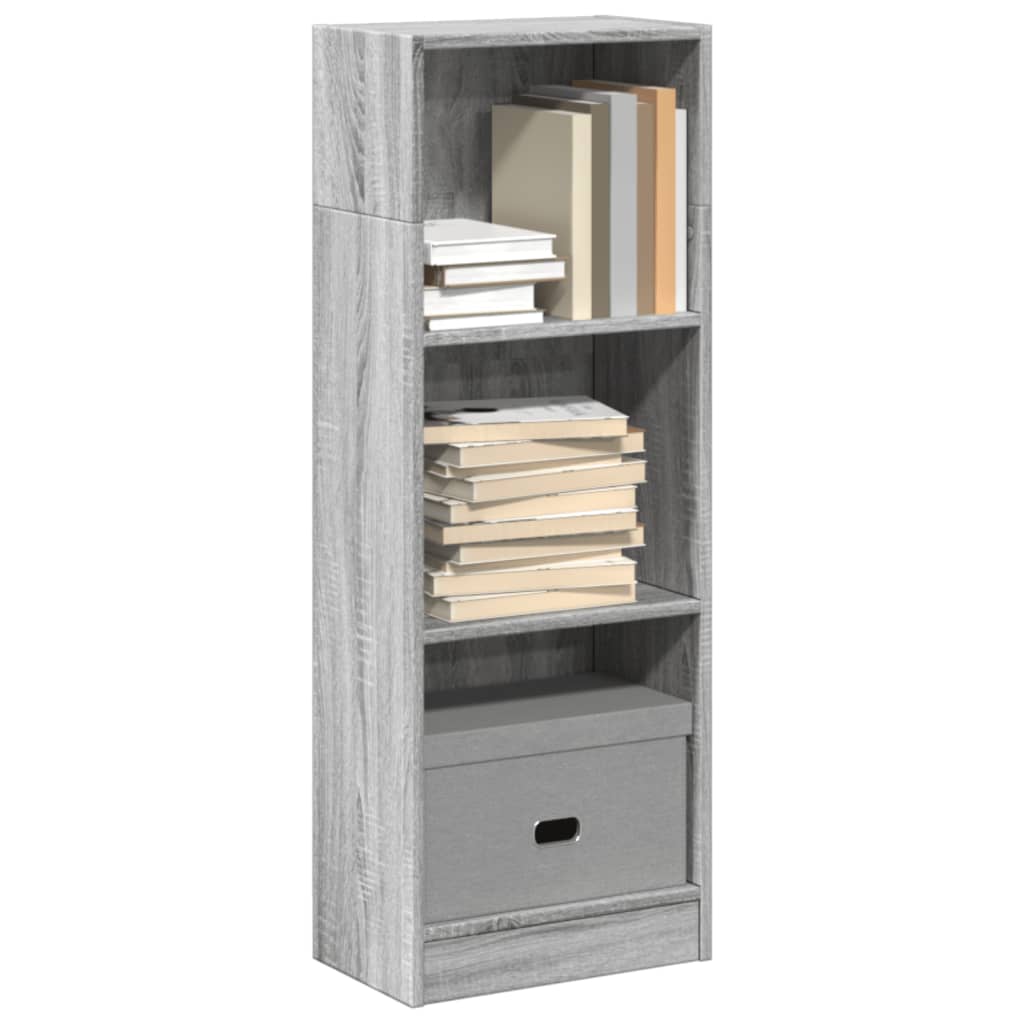 Libreria Grigio Sonoma 40x24x109 cm in Truciolato