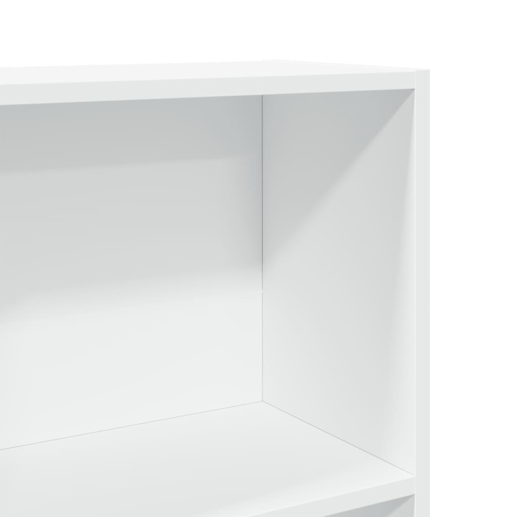 Libreria Bianca 40x24x143 cm in Truciolato